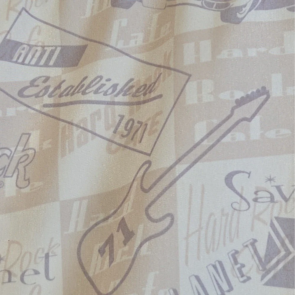 Vintage Hard Rock Cafe Honolulu Shirt Mens XL All Over Print Button Up Korea